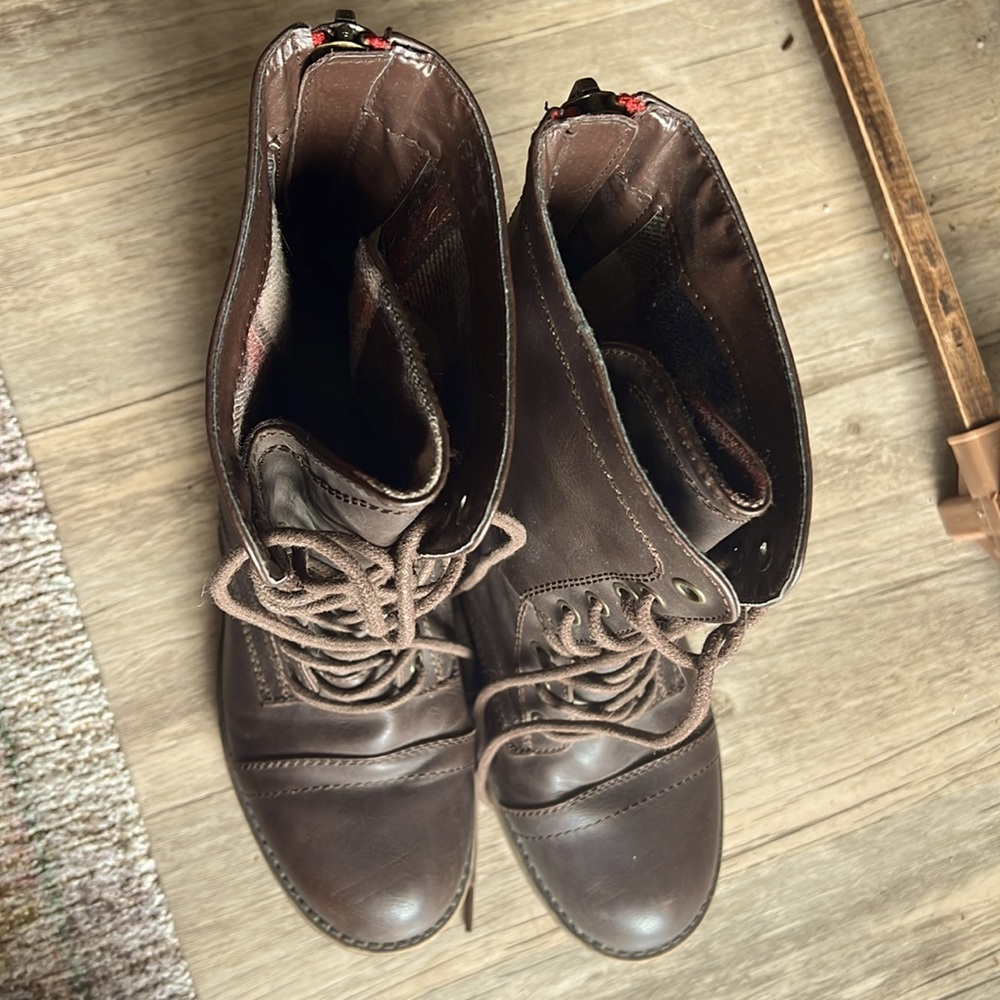 Combat Boot - Brown - Steve Madden - Size 8M - Picture 4 of 7